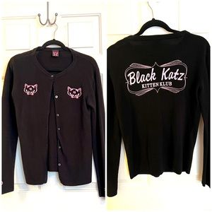 Lucky 13 Black Katz Club Sweater